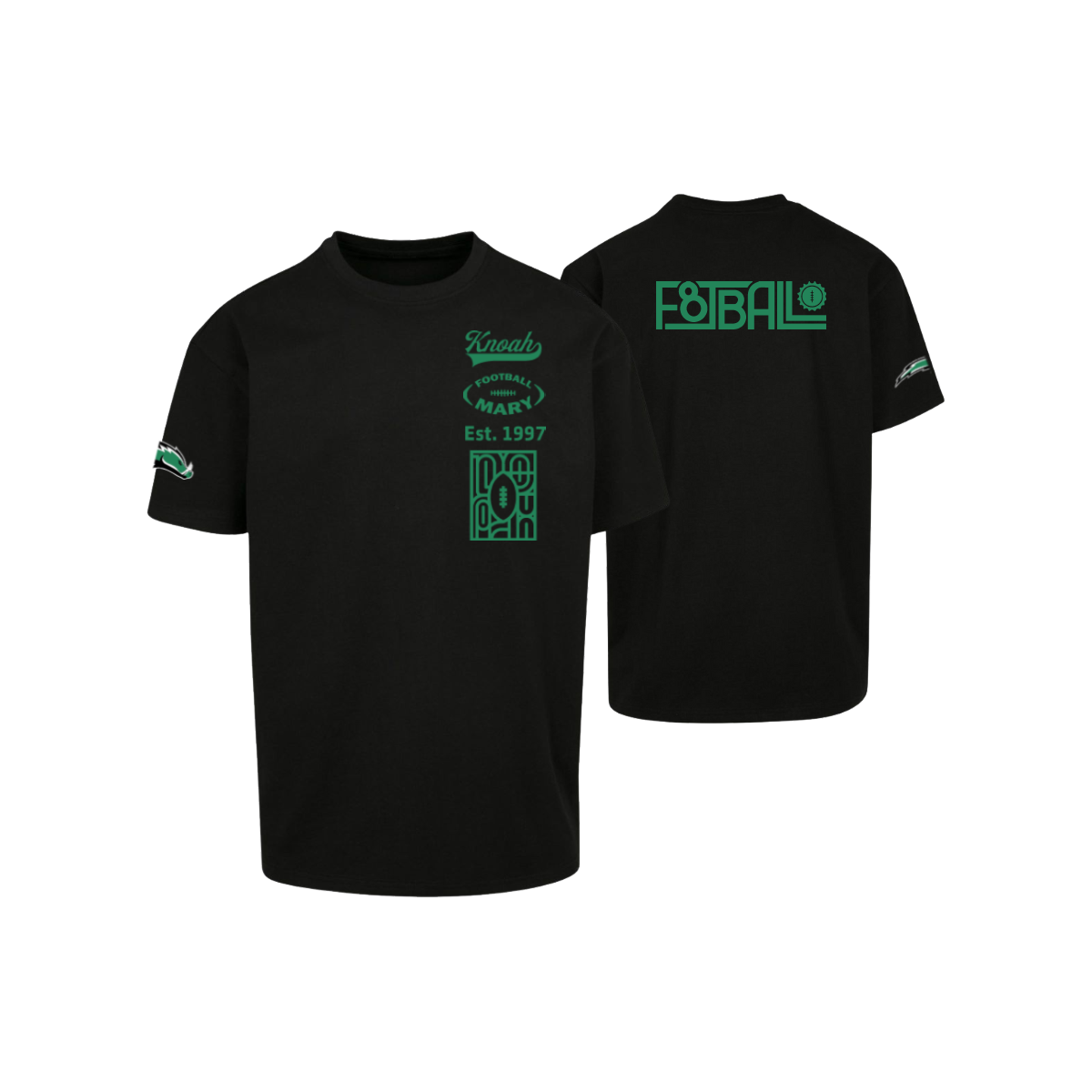 Schweinfurt Chargers Fan Footballmary Oversize Tee "Football"