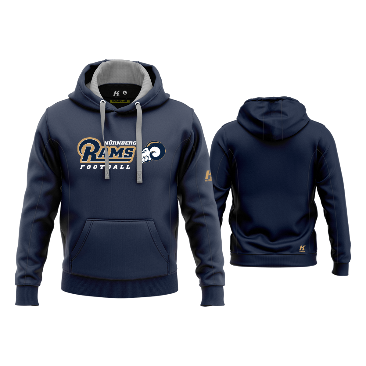 Nürnberg Rams Fan Varsity Hoodie Essential