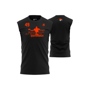 Glasgow Tigers Position Oversize Sleeveless Tee "Quarterback"