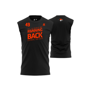Glasgow Tigers Position Oversize Sleeveless Tee "Running Back"