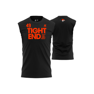 Glasgow Tigers Position Oversize Sleeveless Tee "Tight End"