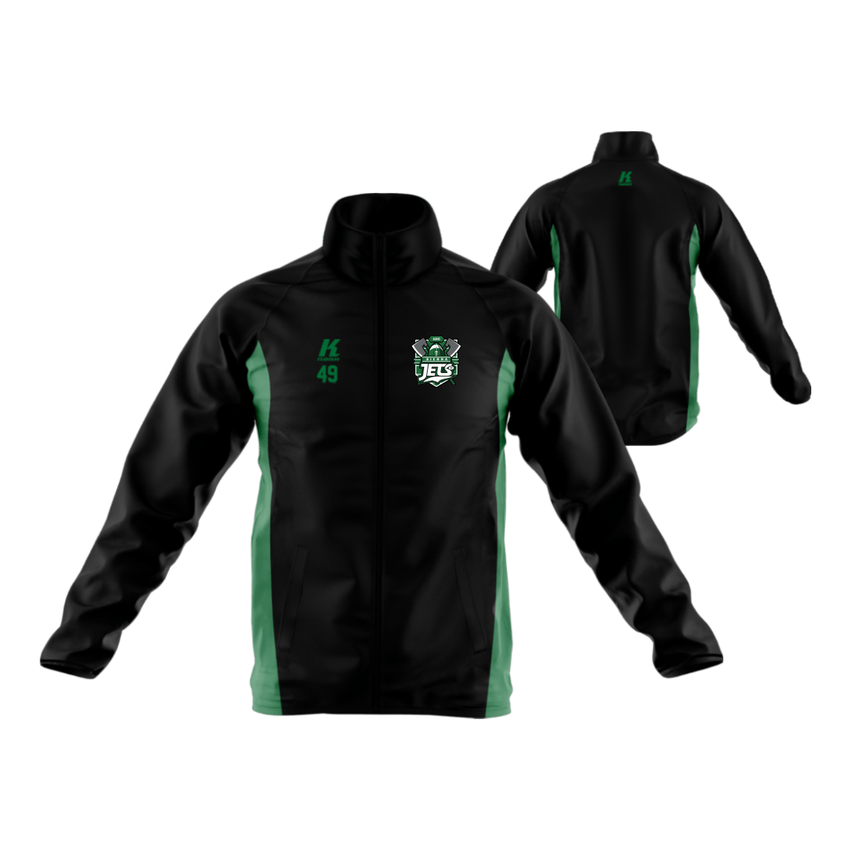 Bienna Jets Basic Windstop Team Tracksuit Top