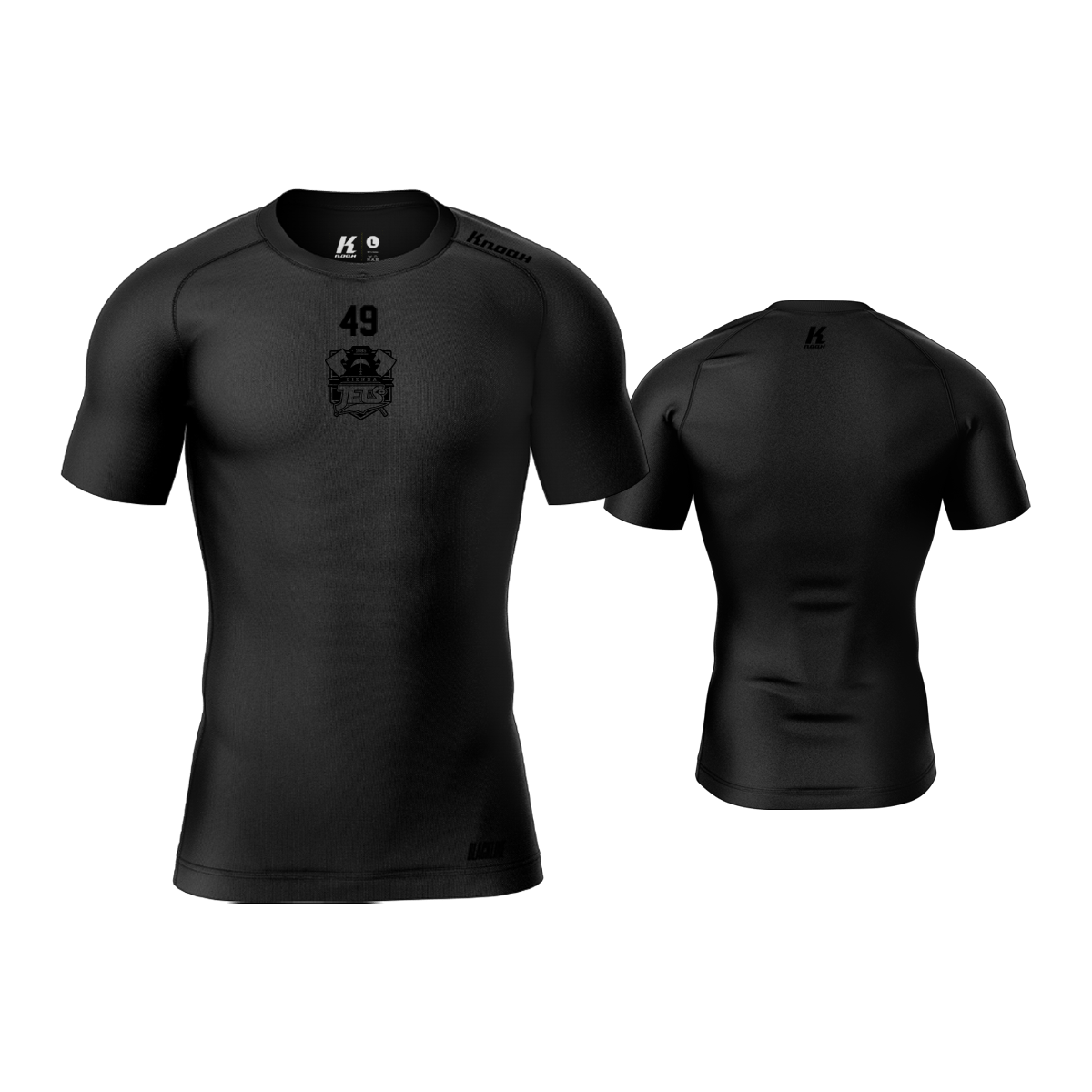 Bienna Jets Blackline Compression Shortsleeve