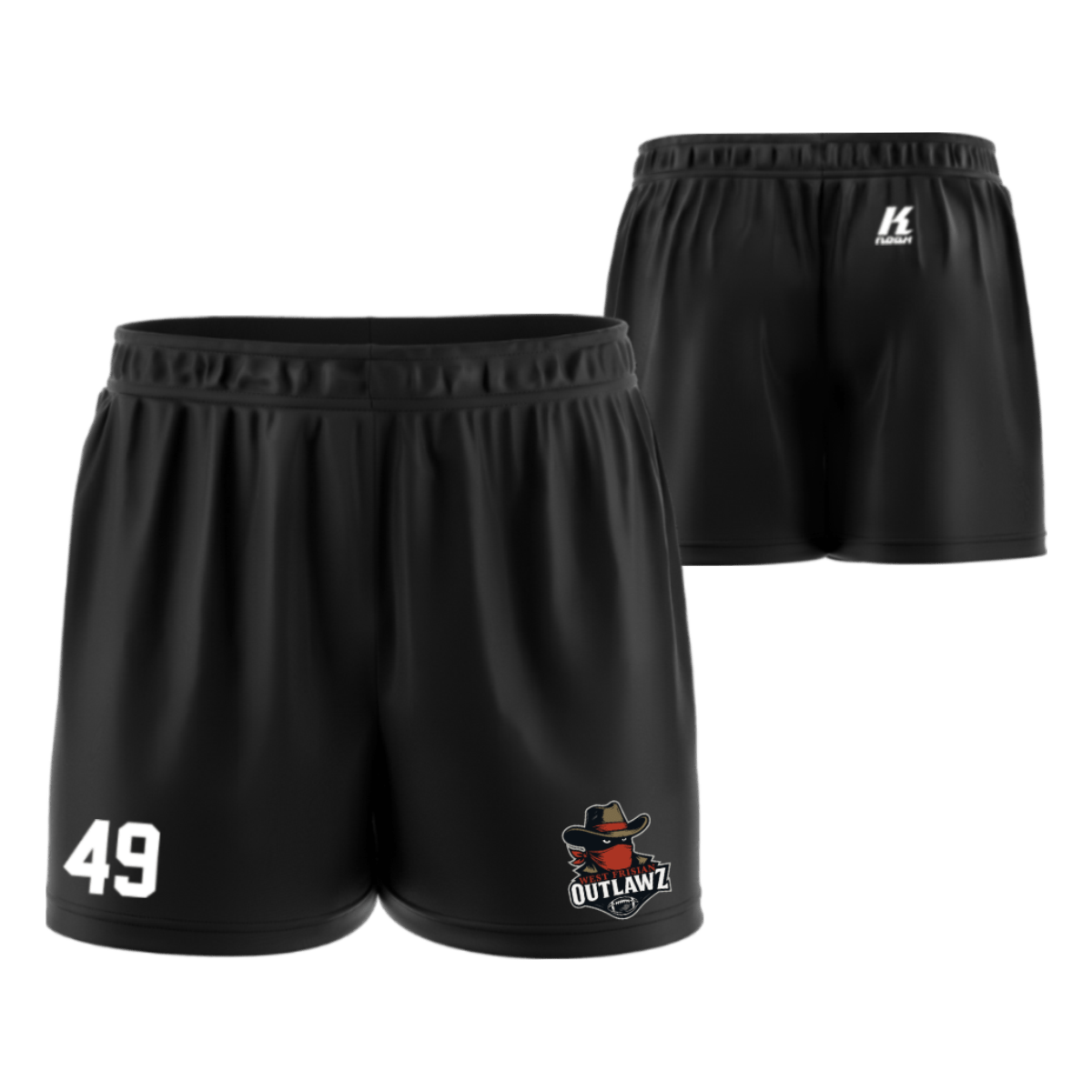 West Frisian Outlawz Basic K.Tech-Fiber Rugby Short