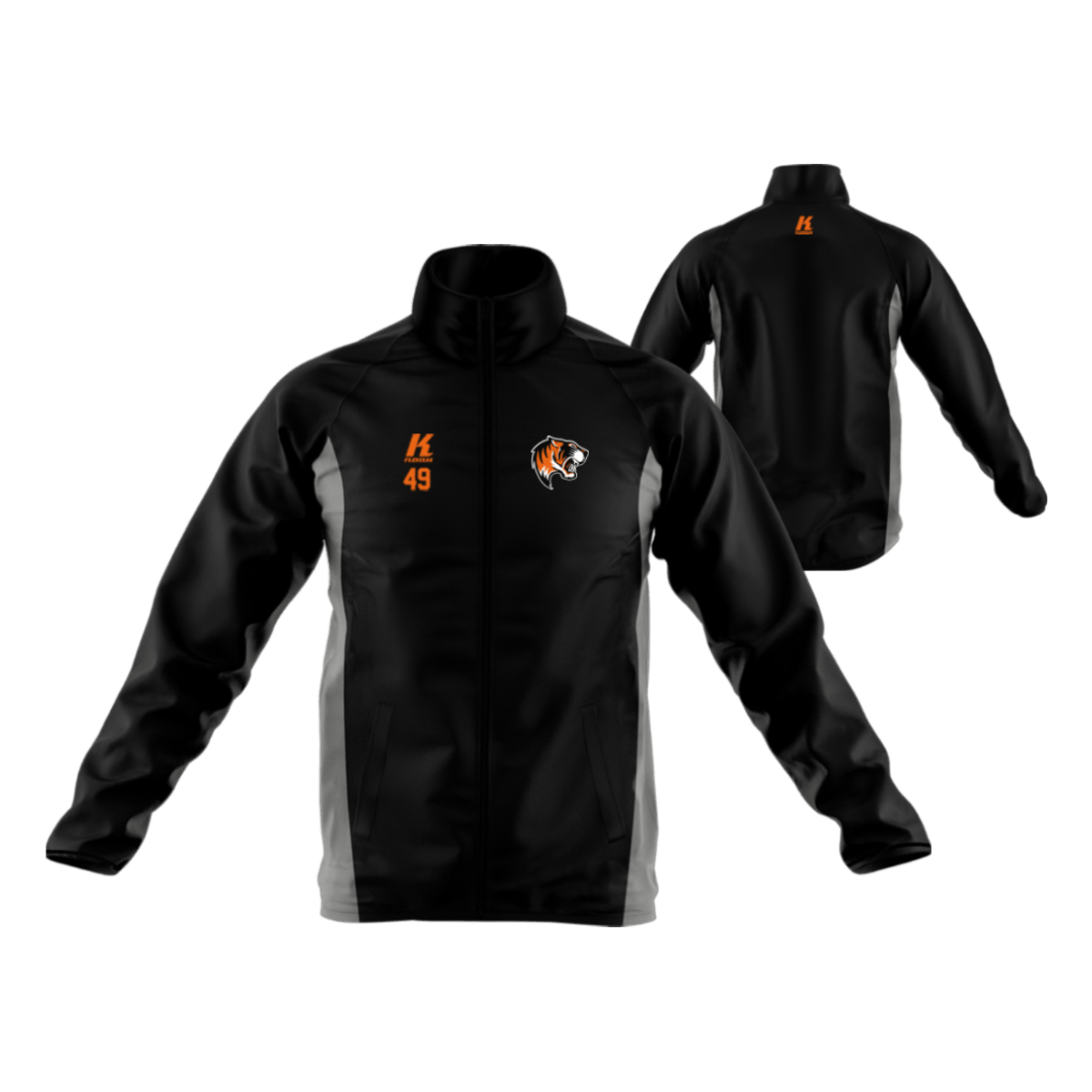Nancy Tigres Basic Windstop Team Tracksuit Top