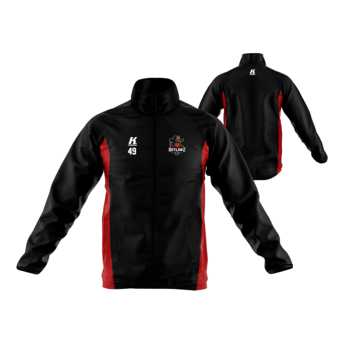 West Frisian Outlawz Basic Windstop Team Tracksuit Top