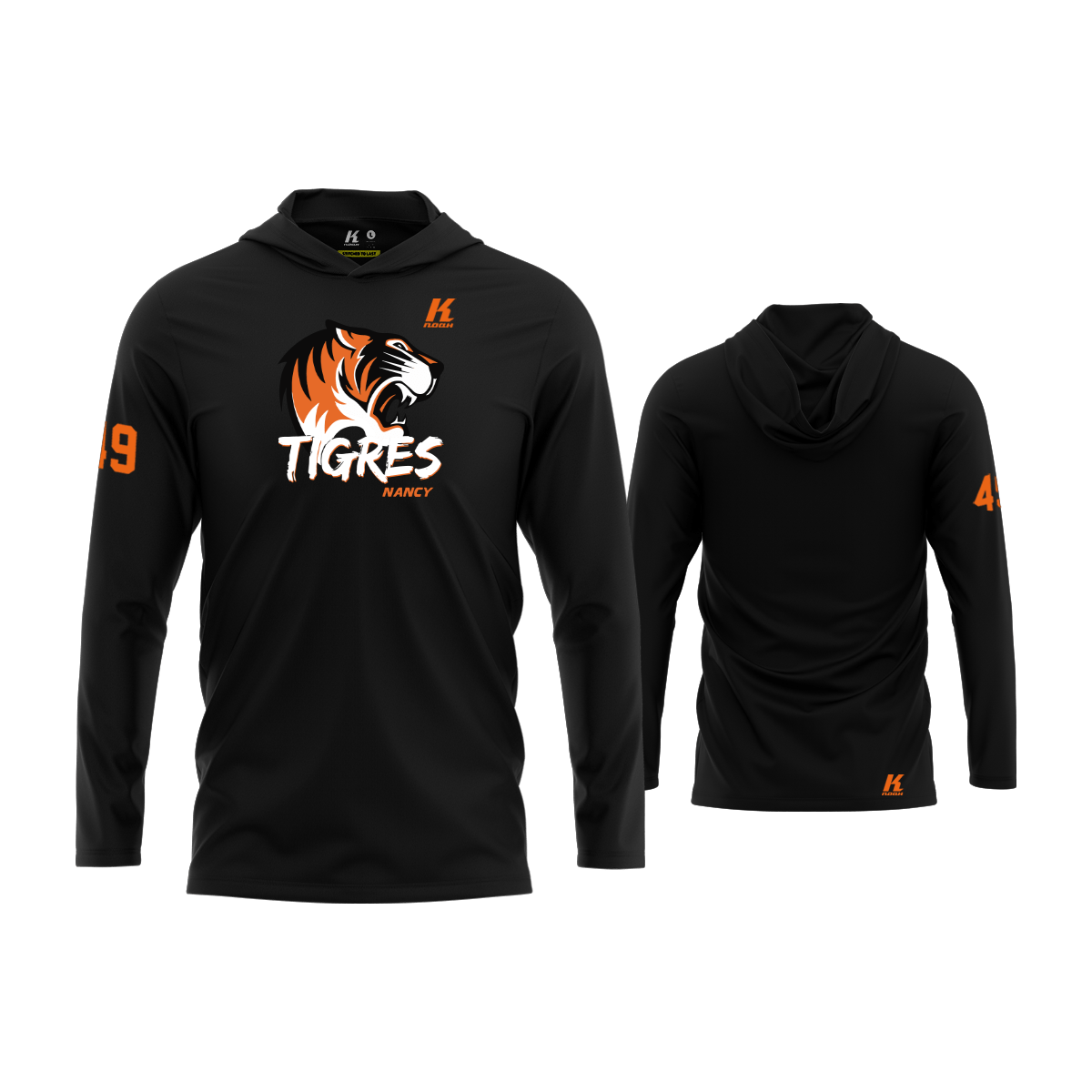 Nancy Tigres Core Hooded LS Tee Essential