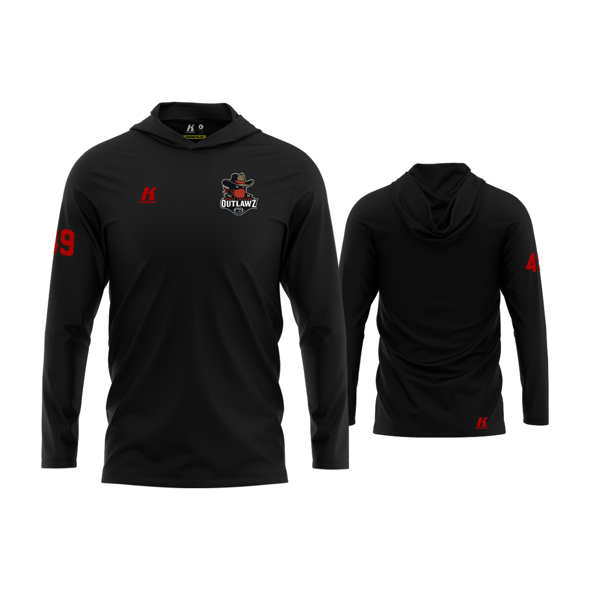 West Frisian Outlawz Core Hooded LS Tee Primary