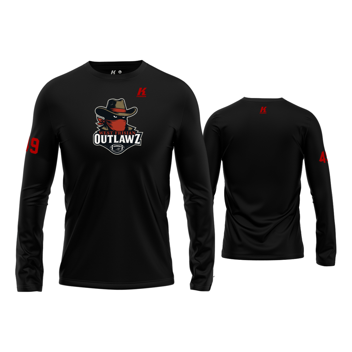 West Frisian Outlawz Core LS Tee Essential