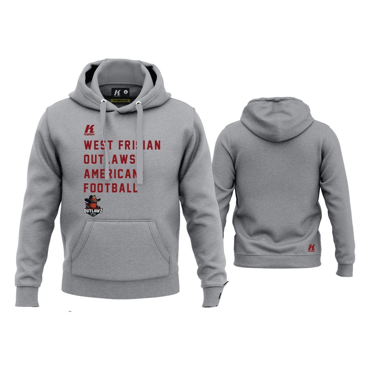 West Frisian Outlawz Fan Hoodie "Wordmark"