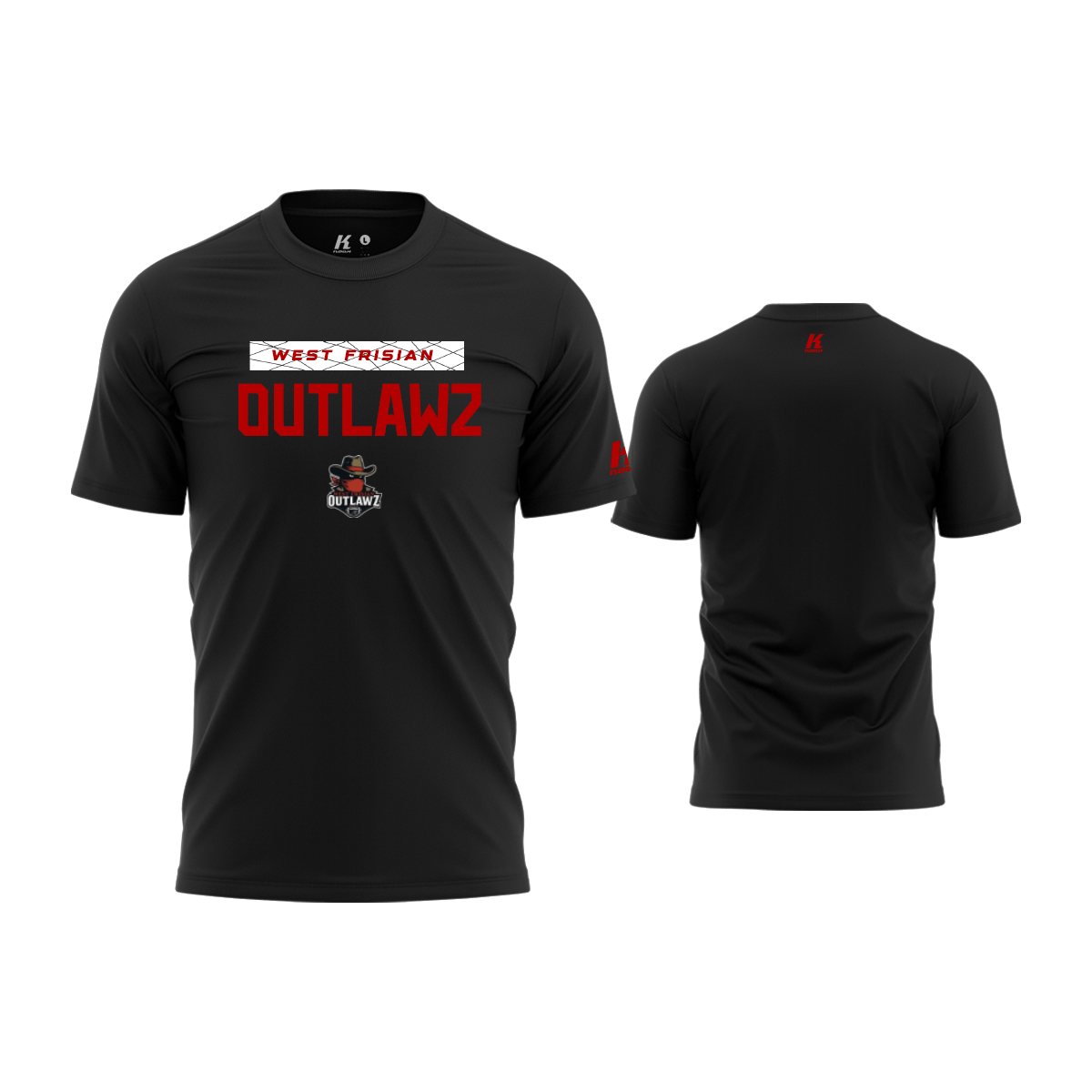 West Frisian Outlawz Fan Sports Tee "Dynamic Squad"