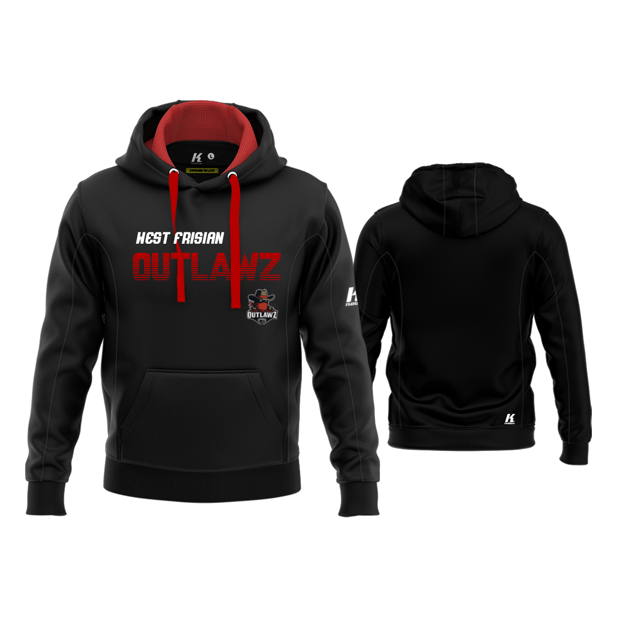 West Frisian Outlawz Fan Varsity Hoodie "Teamflow"