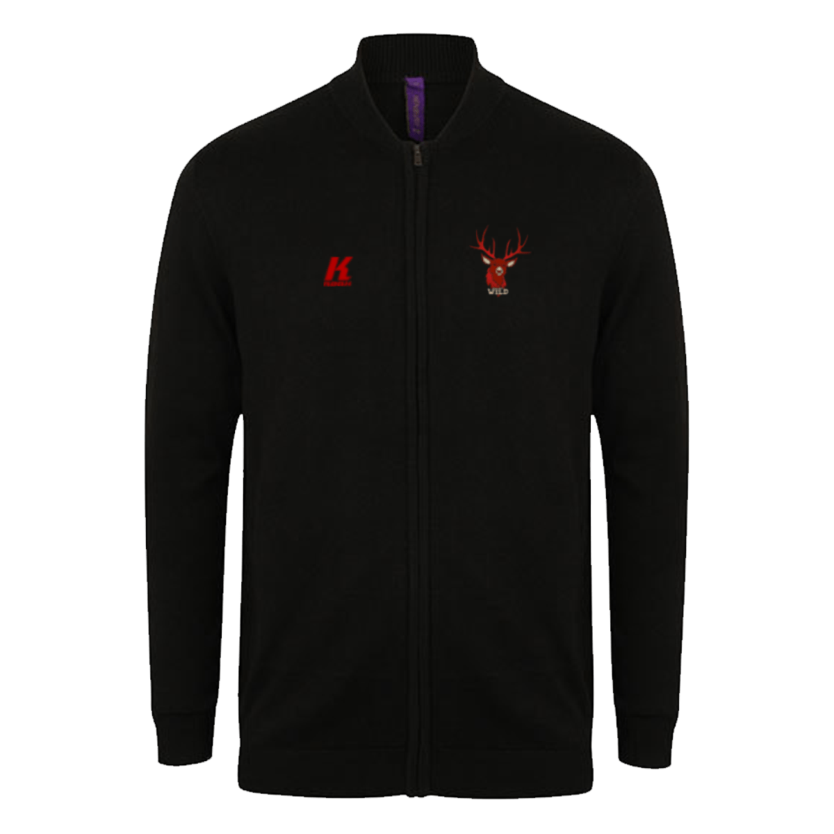 Black Valley Wild Fan Zip Cardigan