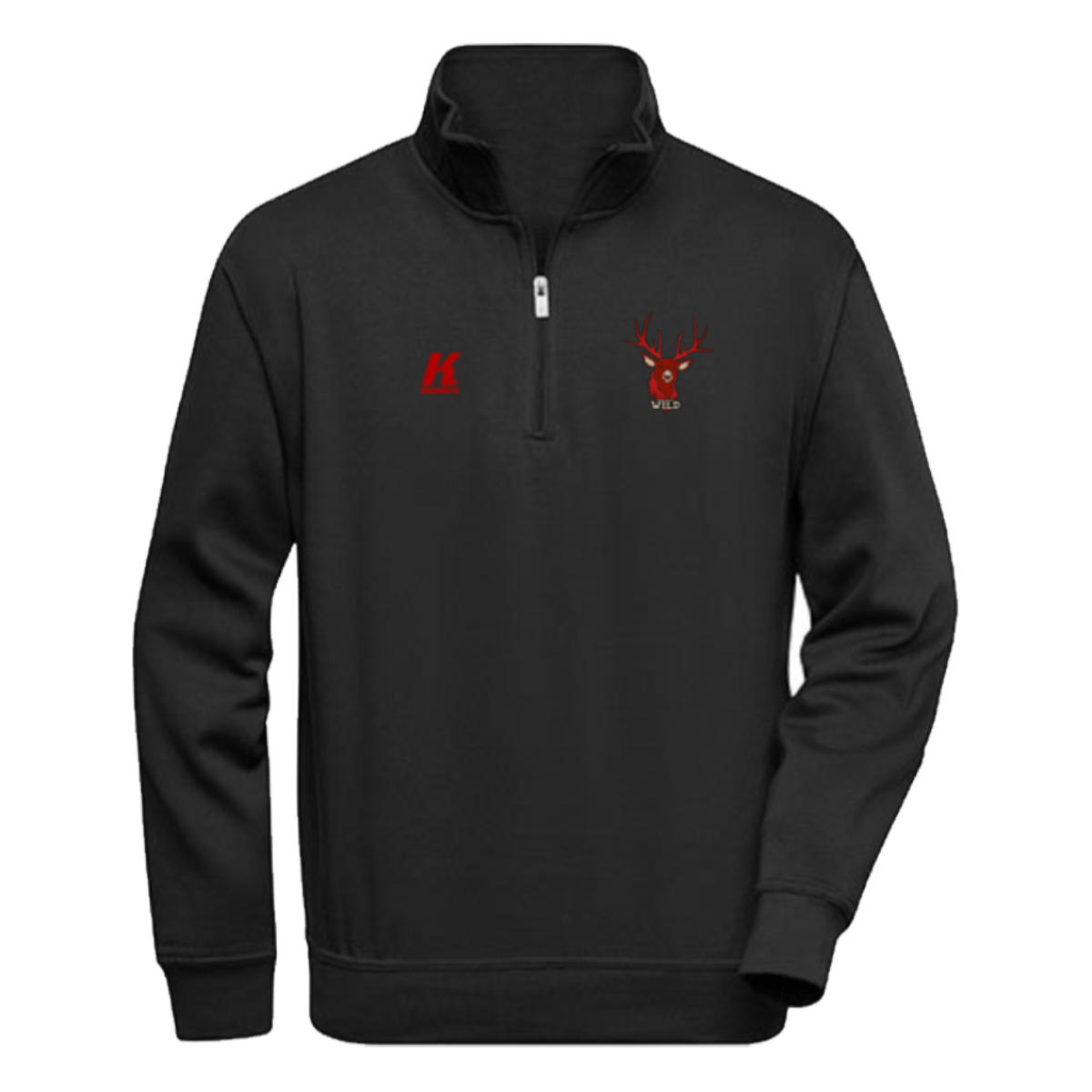 Black Valley Wild Fan Quarter Zip Sweat