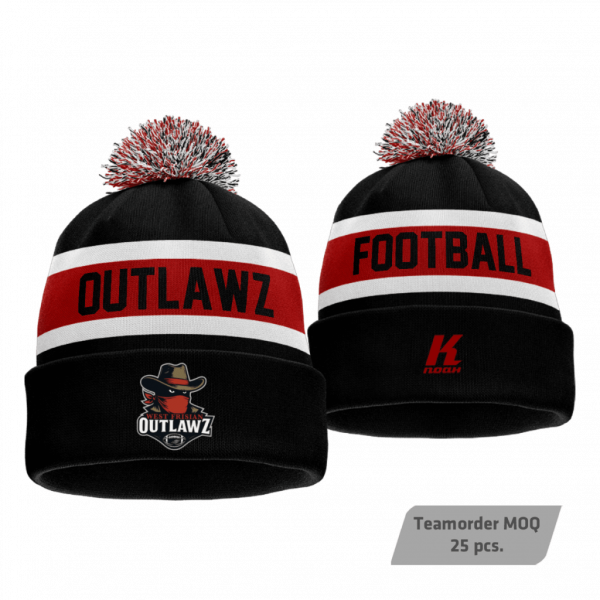 West Frisian Outlawz Signature Pom-Pom Knit Beanie