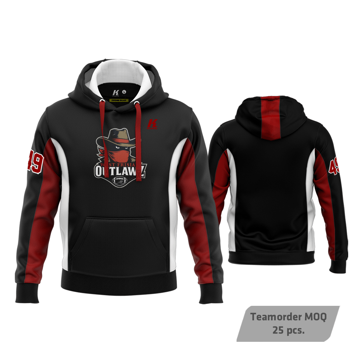 West Frisian Outlawz Signature Hoodie "Michigan"