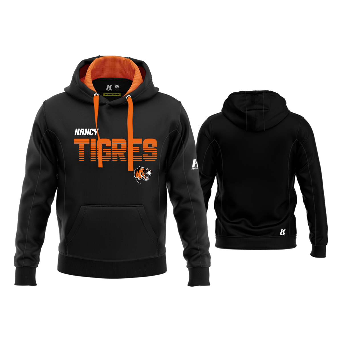 Nancy Tigres Fan Varsity Hoodie "Teamflow"