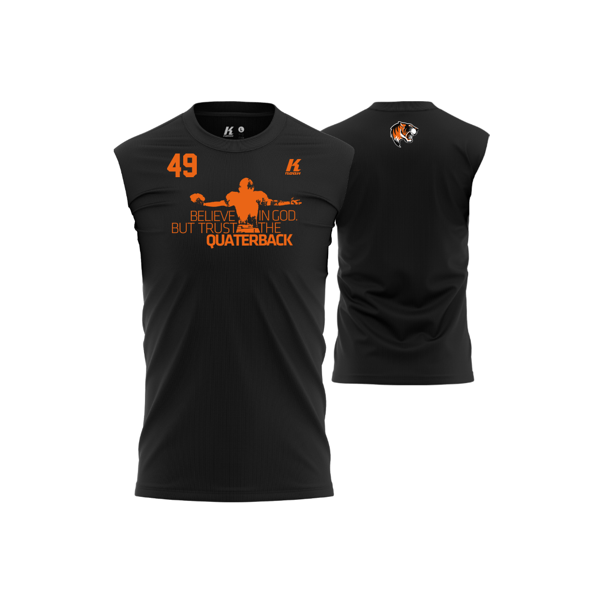 Nancy Tigres Position Oversize Sleeveless Tee "Quarterback"