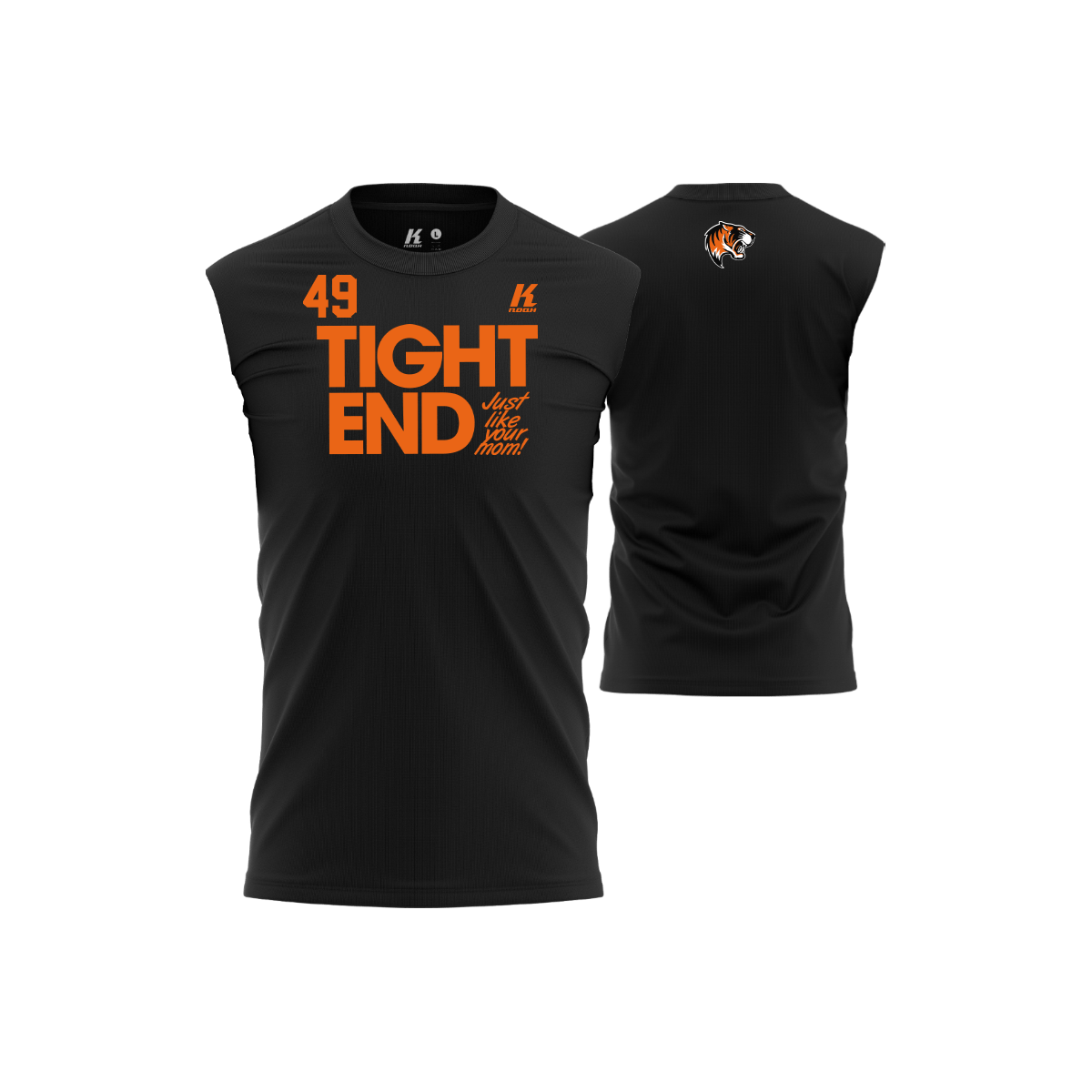 Nancy Tigres Position Oversize Sleeveless Tee "Tight End"