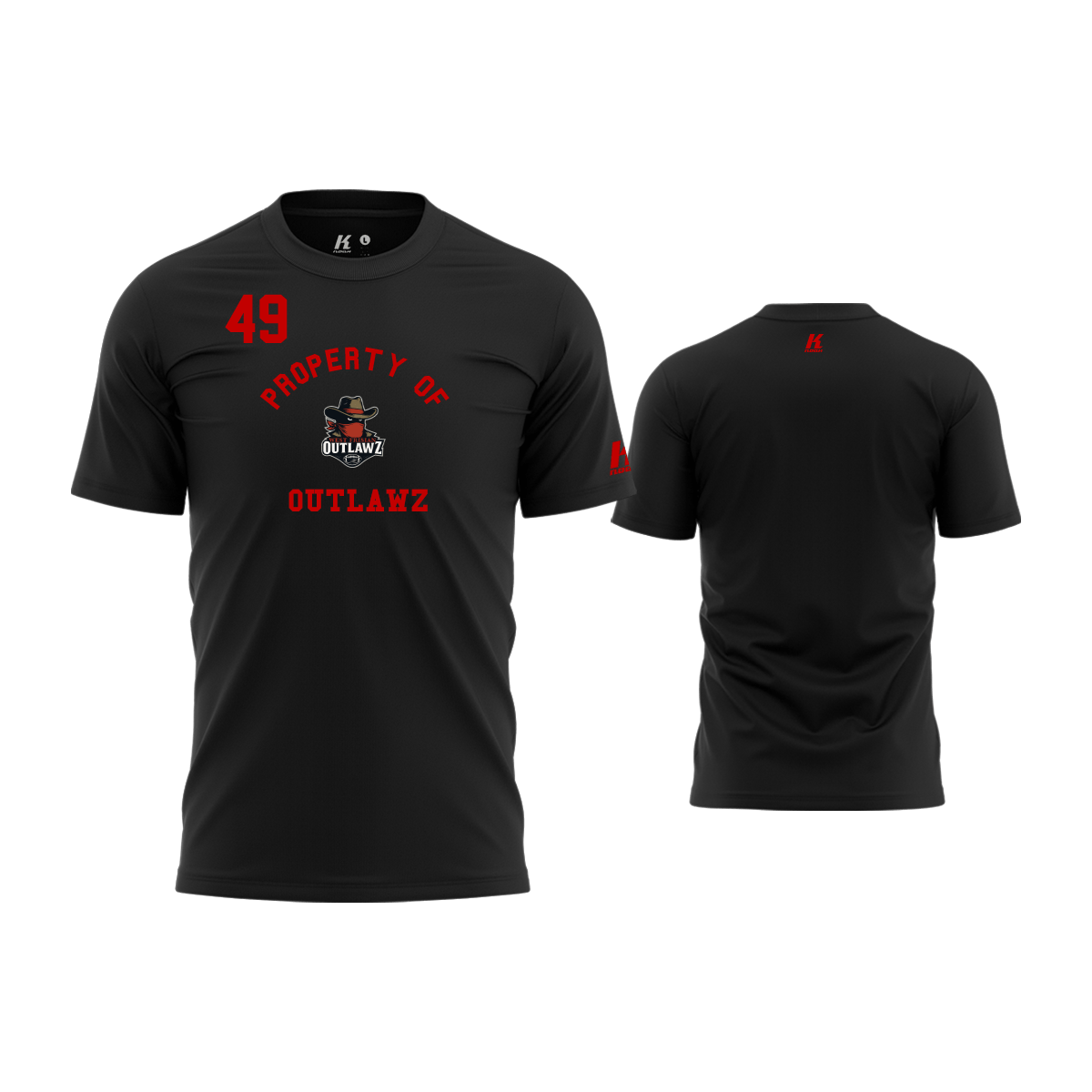 West Frisian Outlawz Sports Tee "Property of"