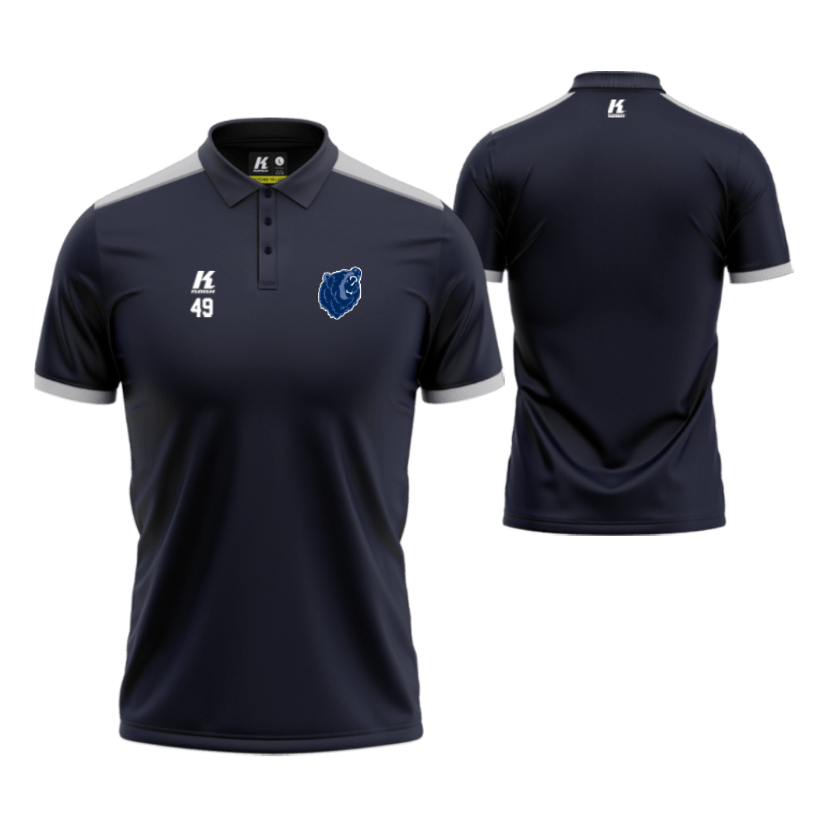 AFC Grizzlies Basic K.Tech-Fiber Polo Heritage