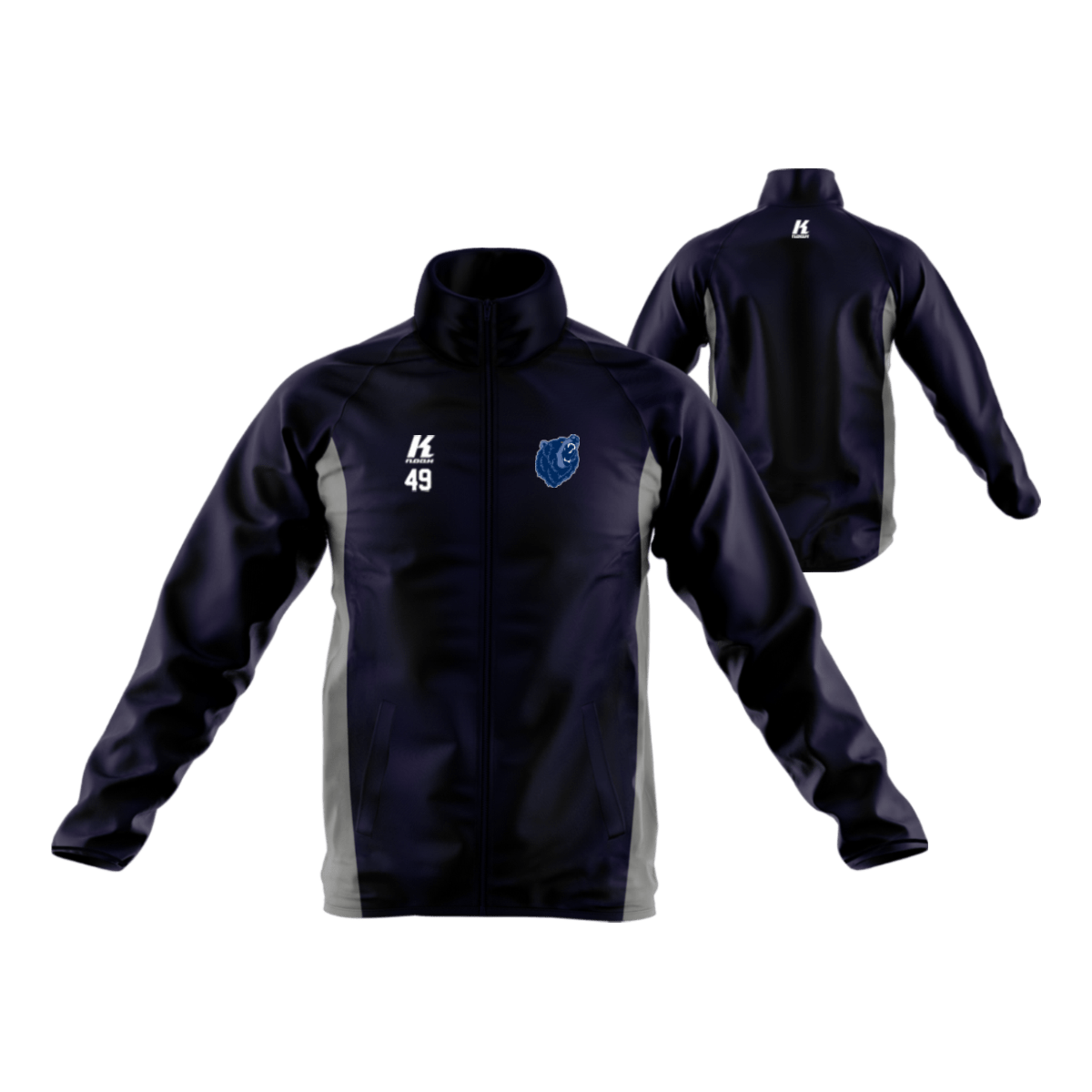 AFC Grizzlies Basic Windstop Team Tracksuit Top
