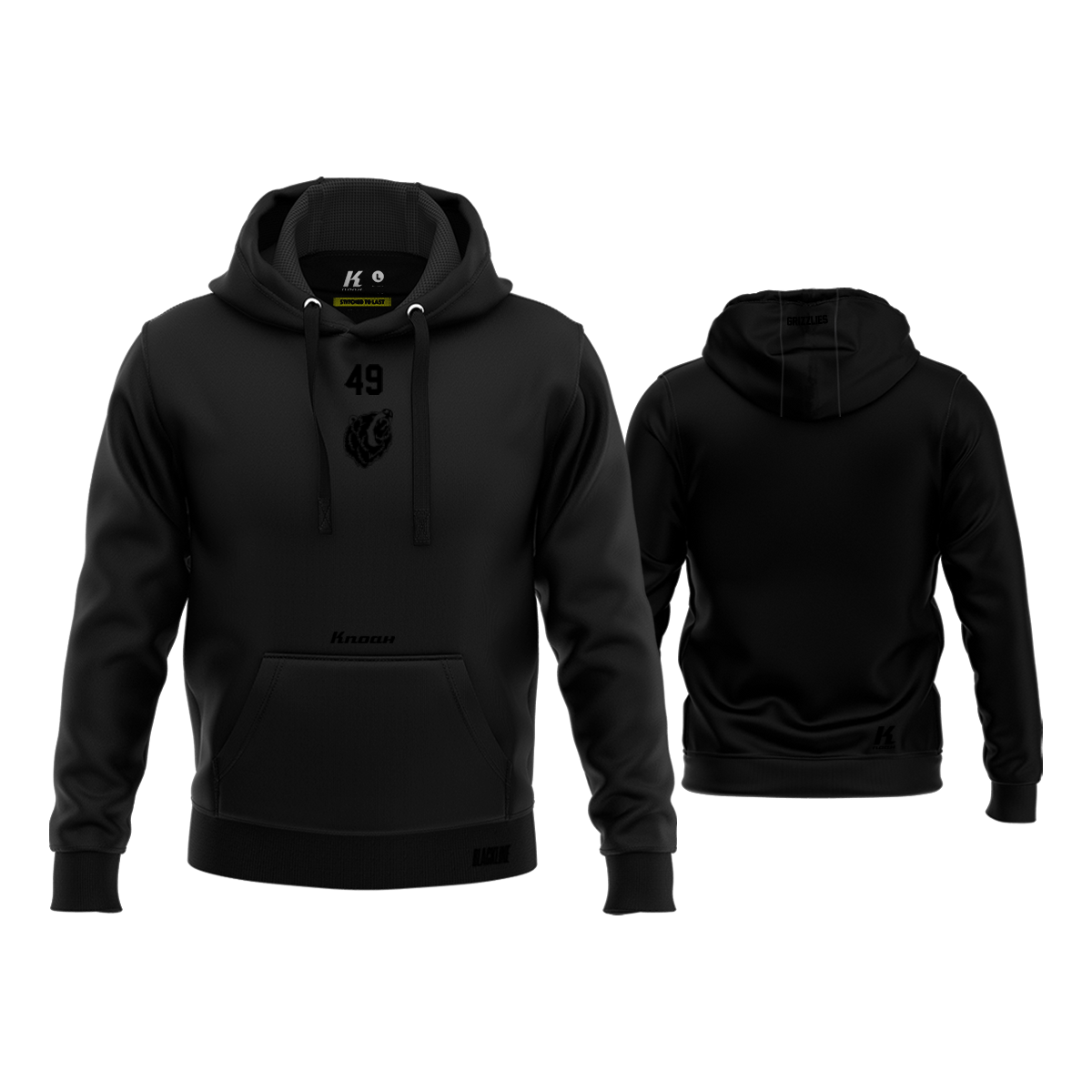 AFC Grizzlies Blackline K.Tech-Fiber Hoodie