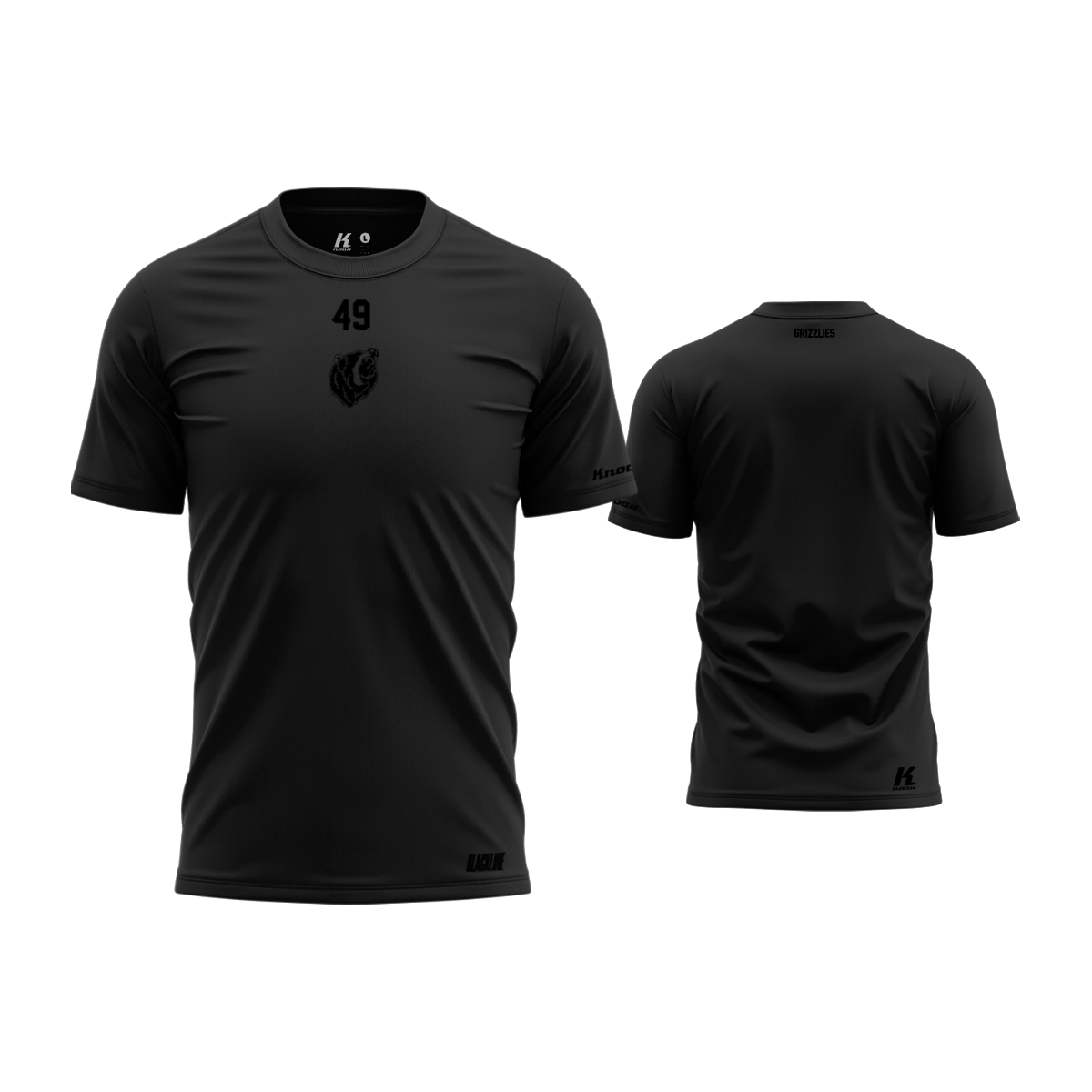 AFC Grizzlies Blackline K.Tech Fiber Tee