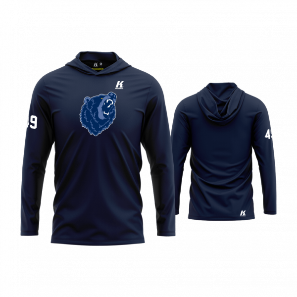 AFC Grizzlies Core Hooded LS Tee Essential
