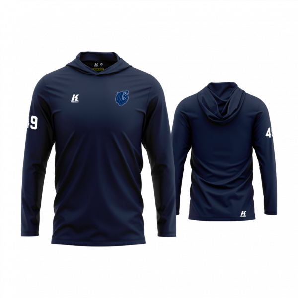 AFC Grizzlies Core Hooded LS Tee Primary