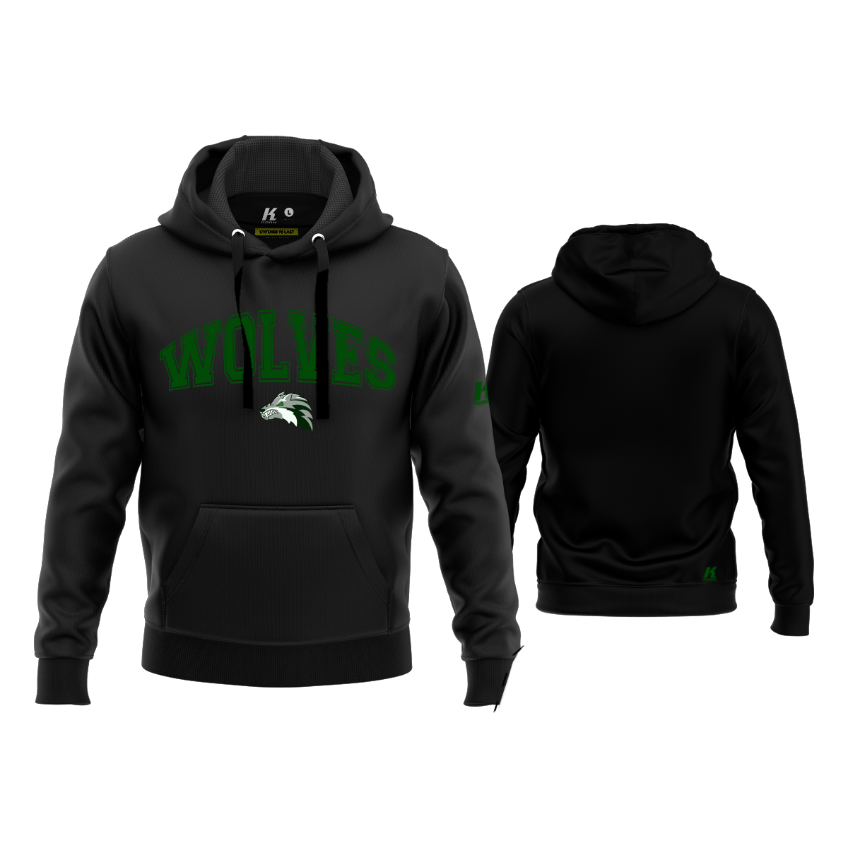 Woodquarter Wolves Fan Hoodie "College"