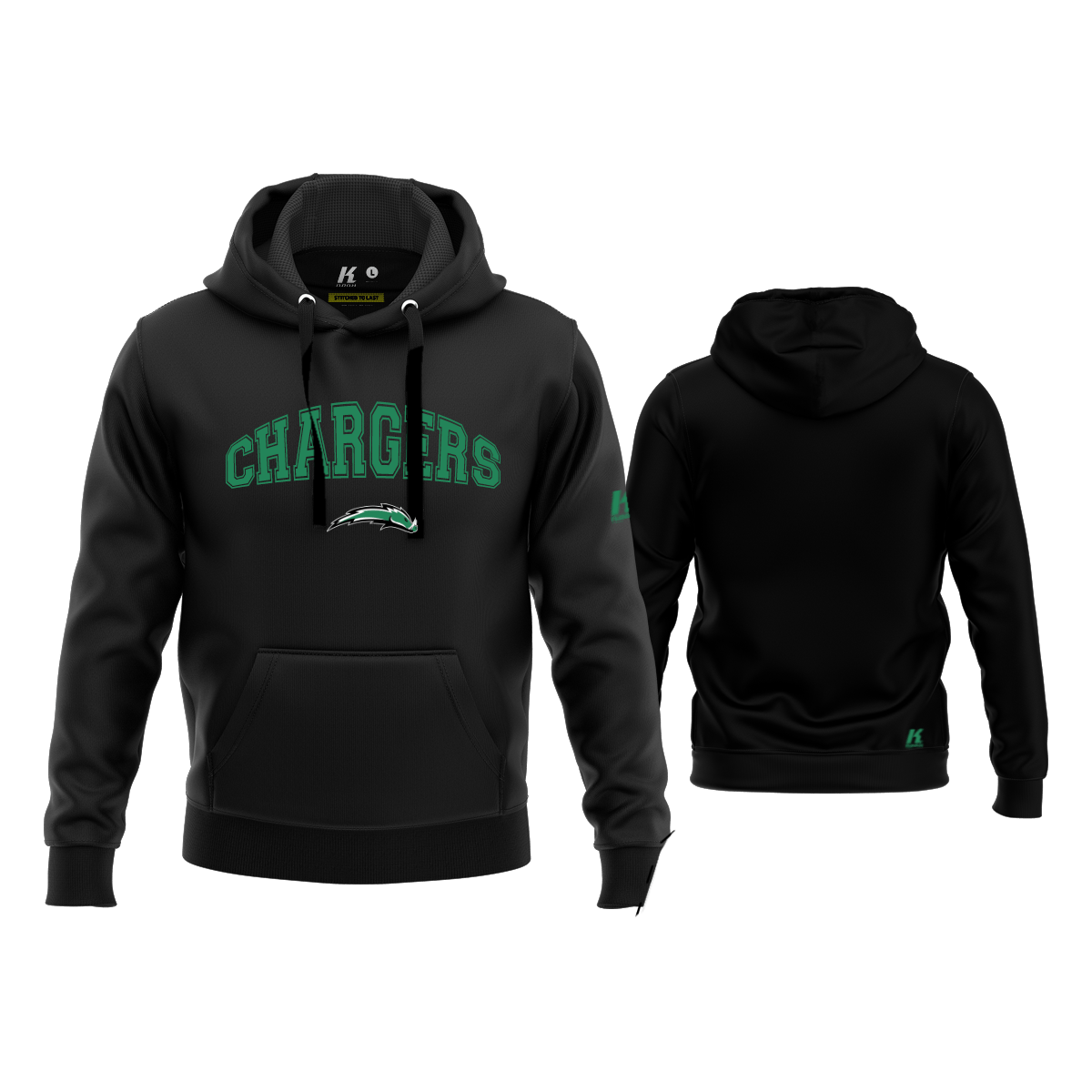 Schweinfurt Chargers Fan Hoodie "College"