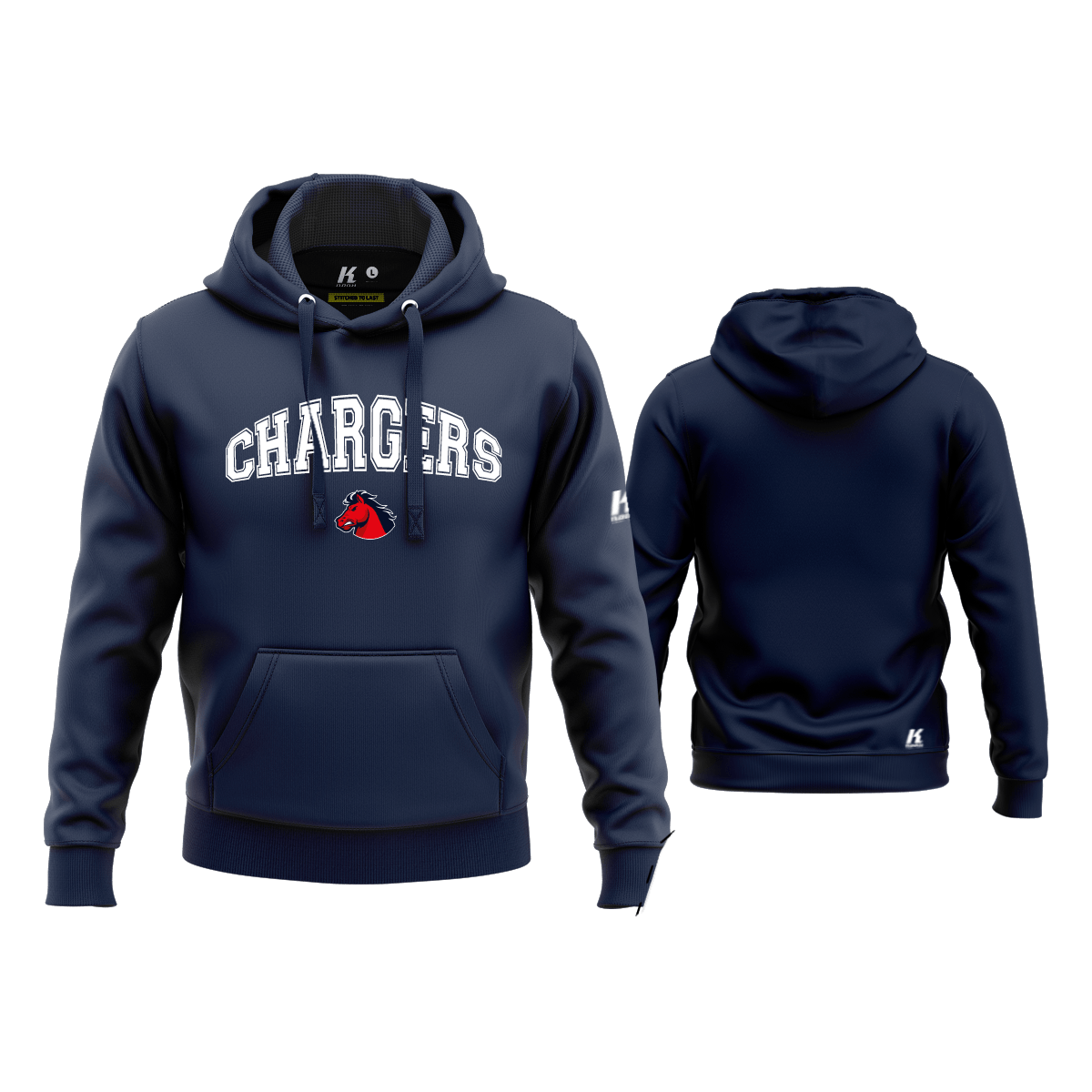 Recklinghausen Chargers Fan Hoodie "College"