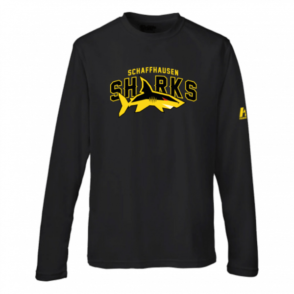 Schaffhausen Sharks Fan K.Tech Performance Longsleeve Tee