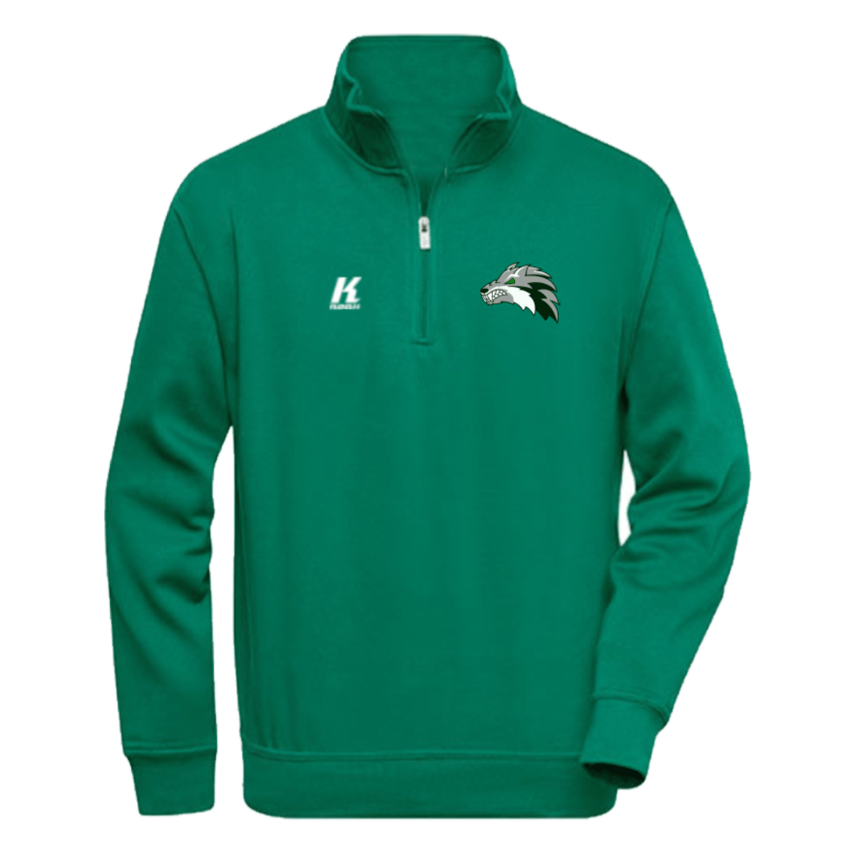 Woodquarter Wolves Fan Quarter Zip Sweat
