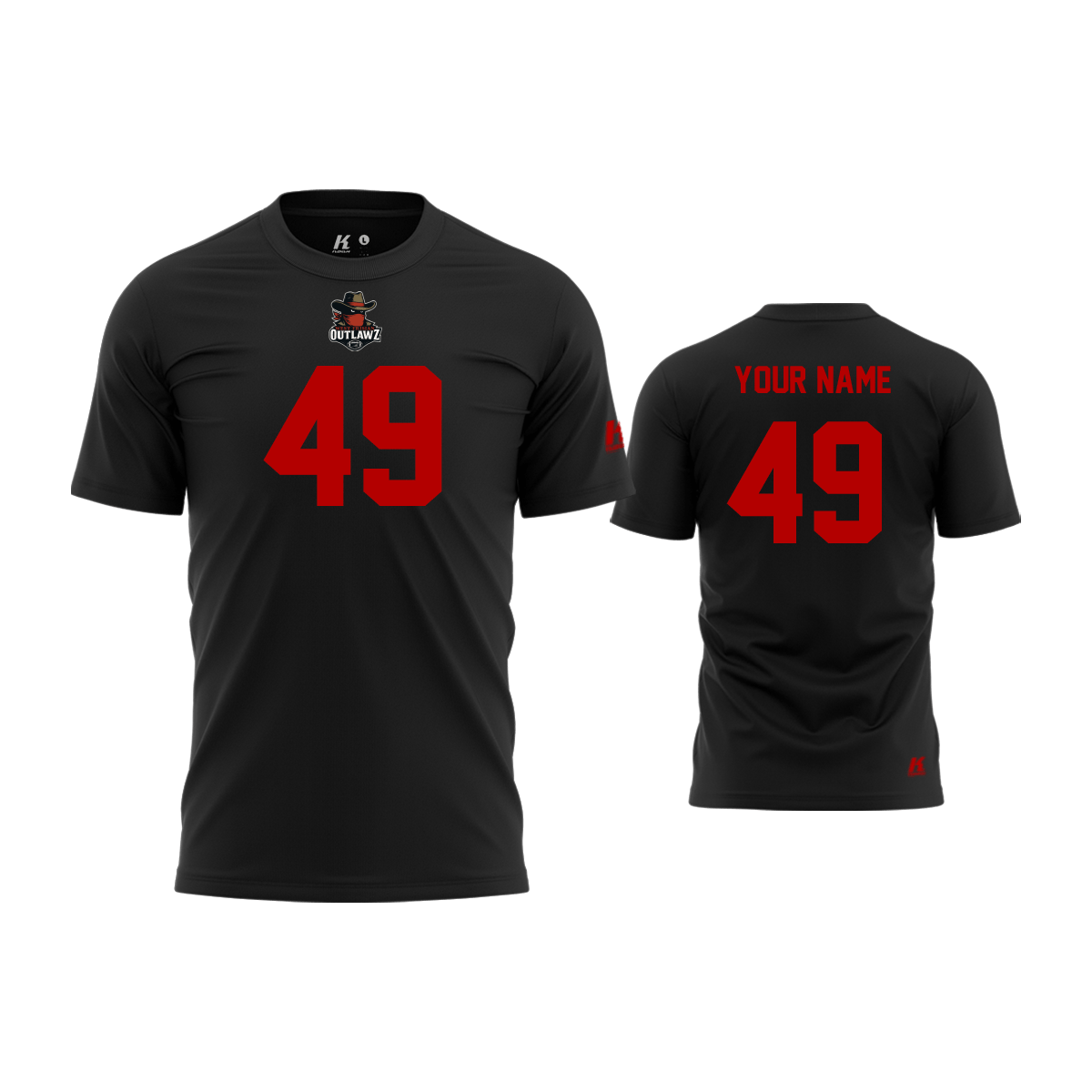 West Frisian Outlawz Fan Tee "Jersey"