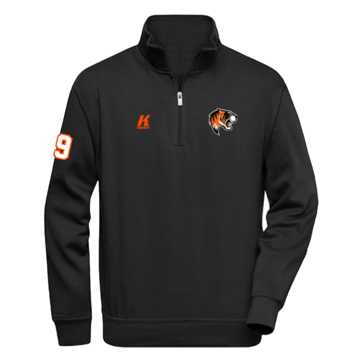 Nancy Tigres Quarter Zip Sweat