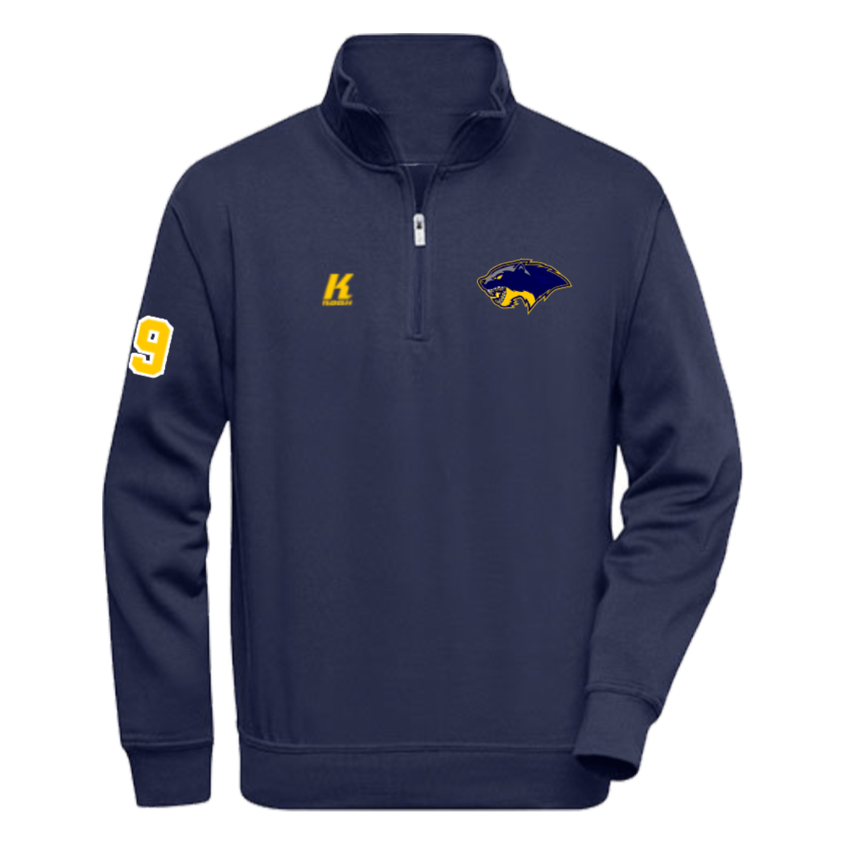 Rotenburg Wolverines Quarter Zip Sweat
