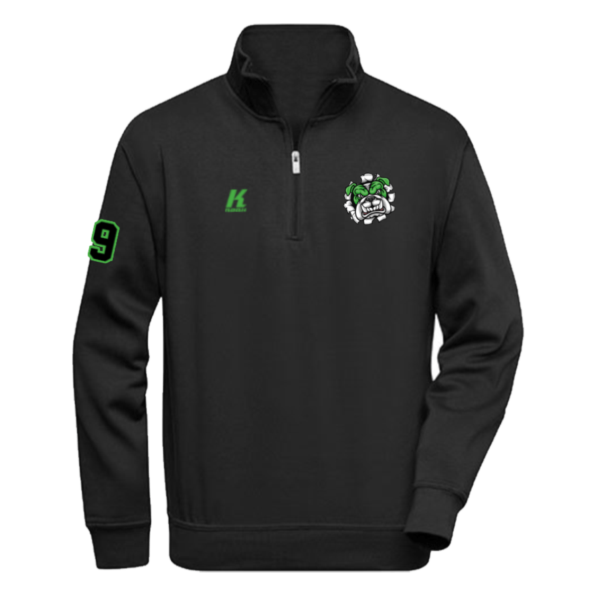 Delmenhorst Bulldogs Quarter Zip Sweat