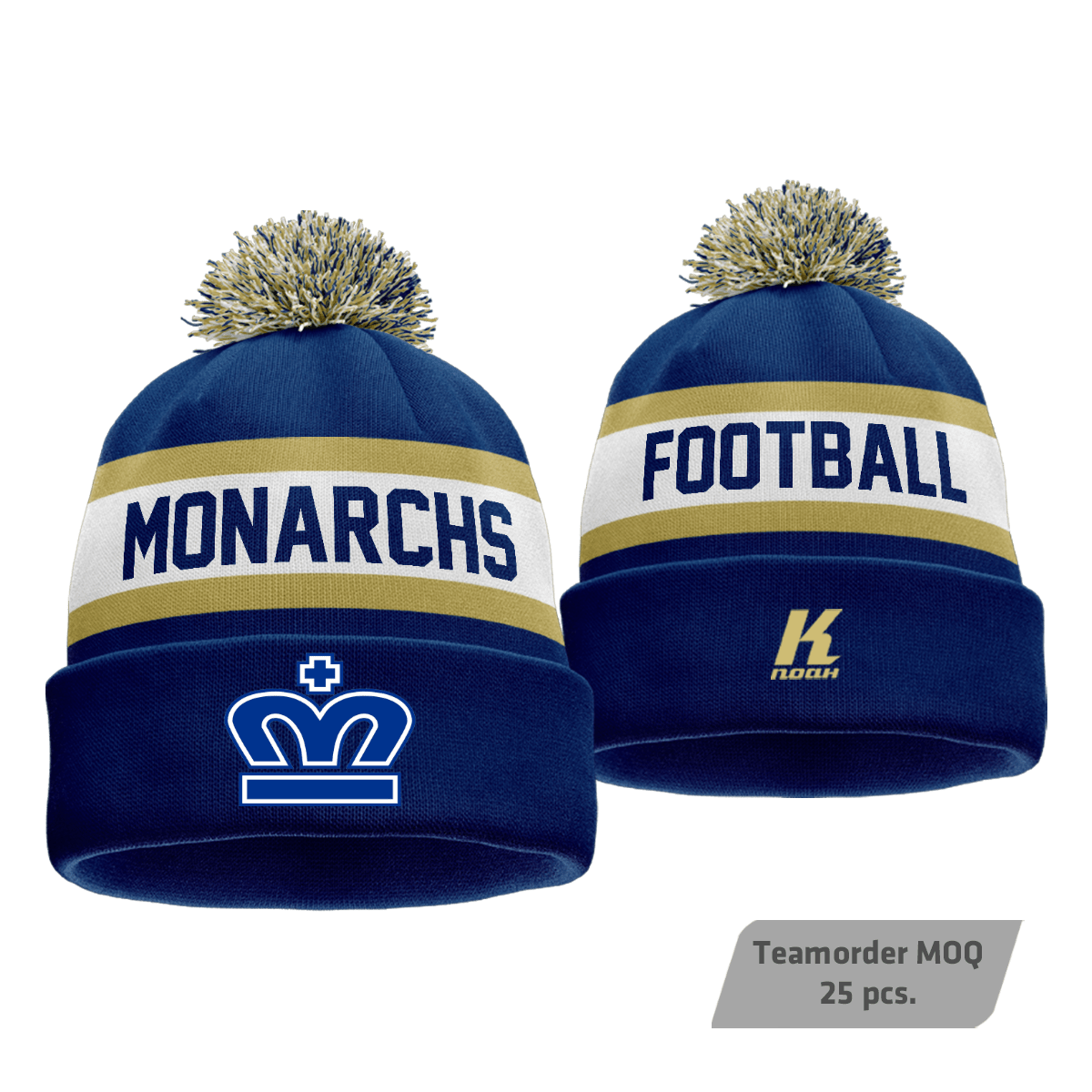 Bratislava Monarchs Signature Pom-Pom Knit Beanie