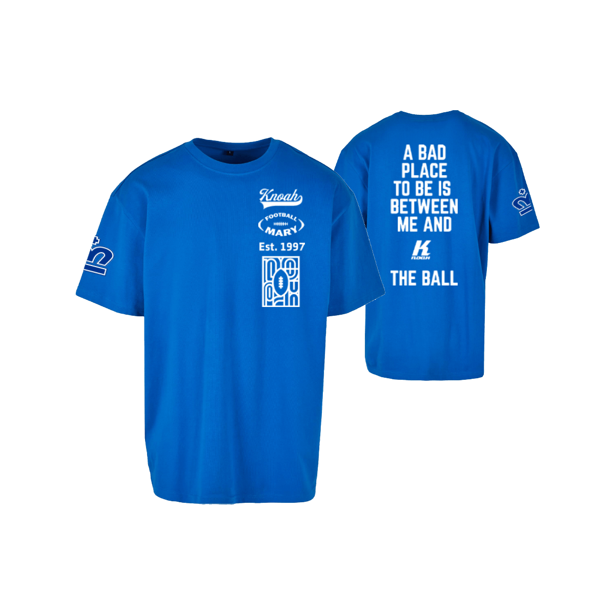 Bratislava Monarchs Fan Footballmary Oversize Tee "Bad Place to be"