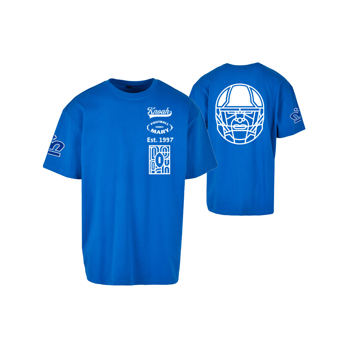 Bratislava Monarchs Fan Footballmary Oversize Tee "Helmet"