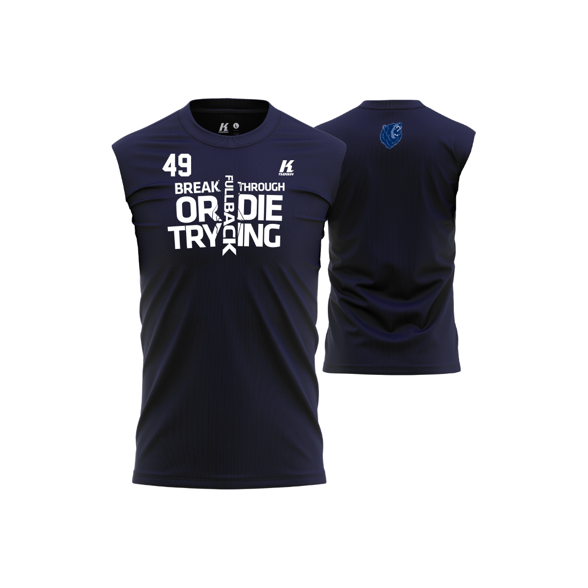 AFC Grizzlies Position Oversize Sleeveless Tee "Fullback"
