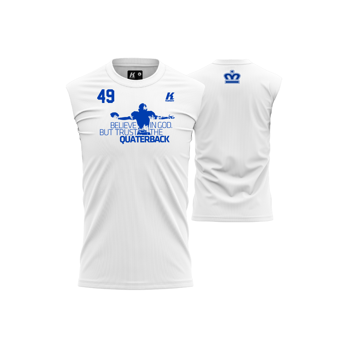 Bratislava Monarchs Position Oversize Sleeveless Tee "Quarterback"