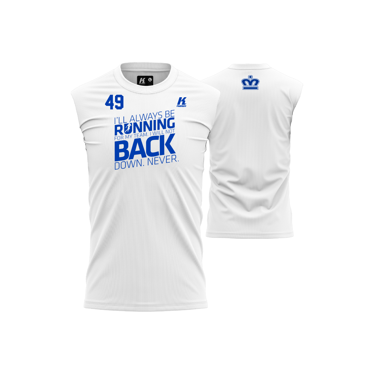 Bratislava Monarchs Position Oversize Sleeveless Tee "Running Back"