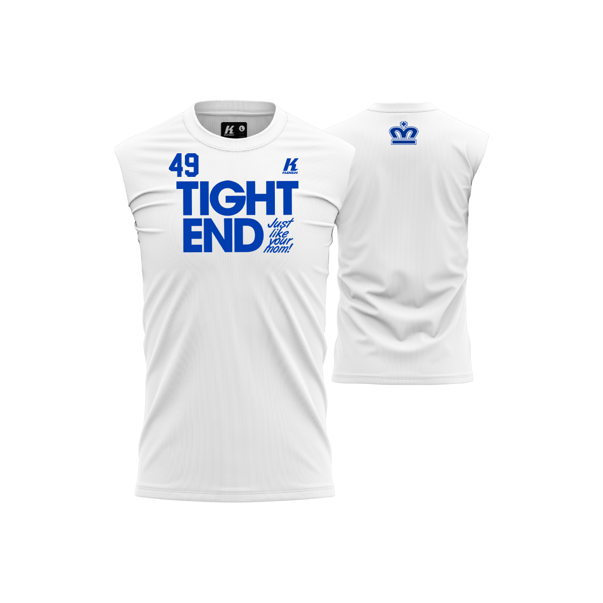 Bratislava Monarchs Position Oversize Sleeveless Tee "Tight End"