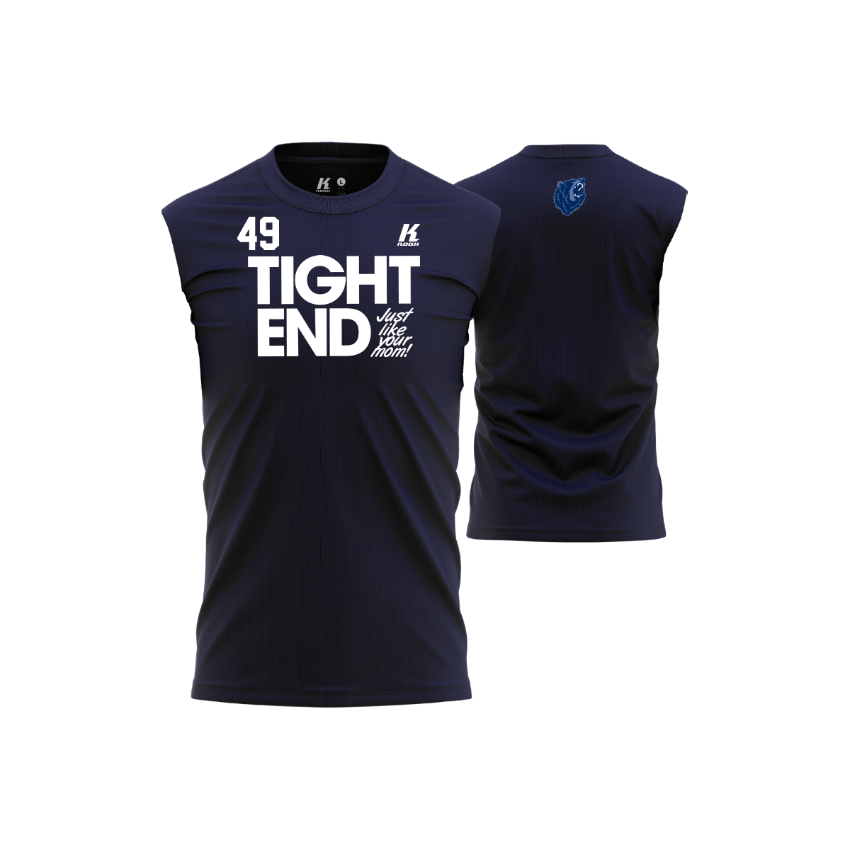 AFC Grizzlies Position Oversize Sleeveless Tee "Tight End"