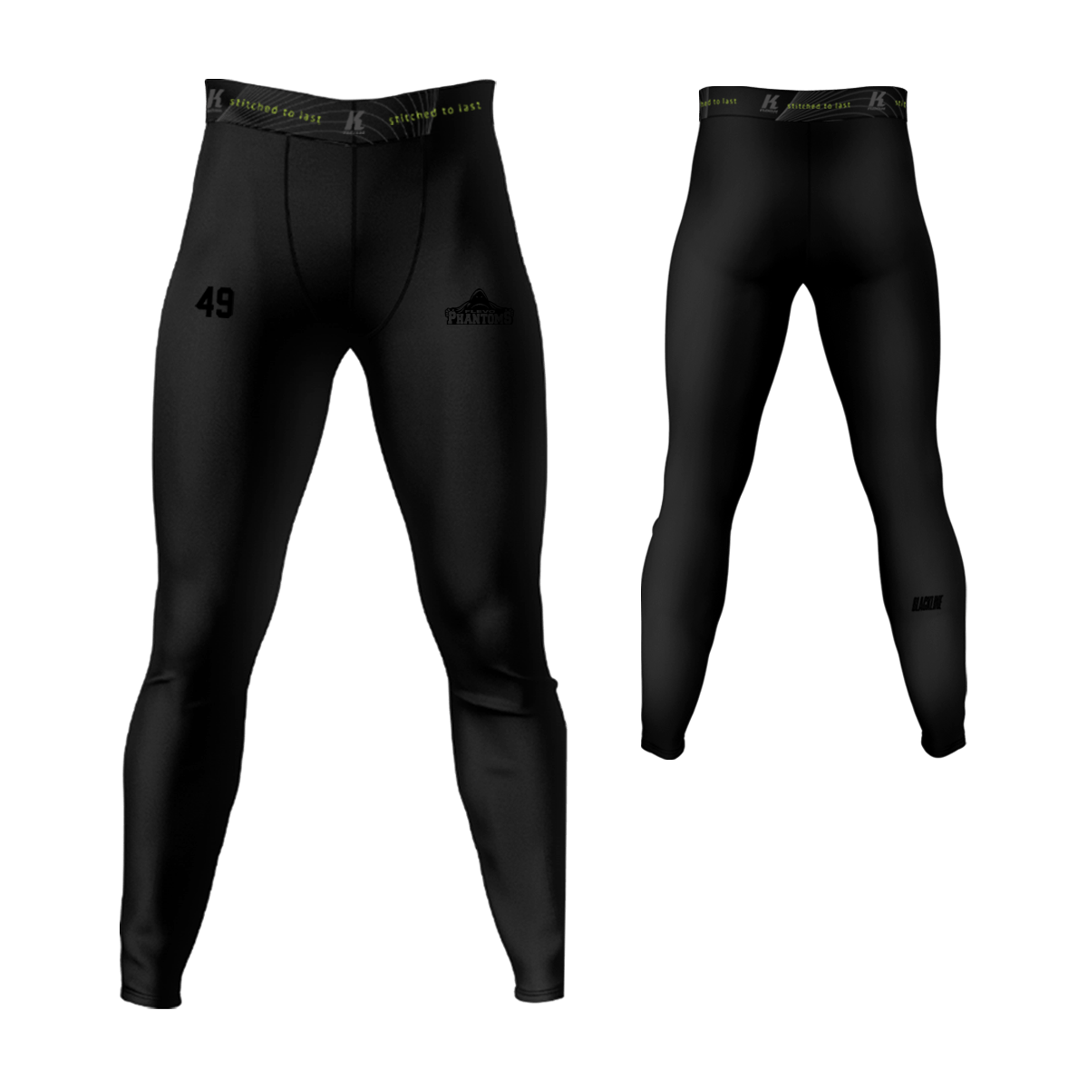 Flevo Phantoms Blackline Compression Pant