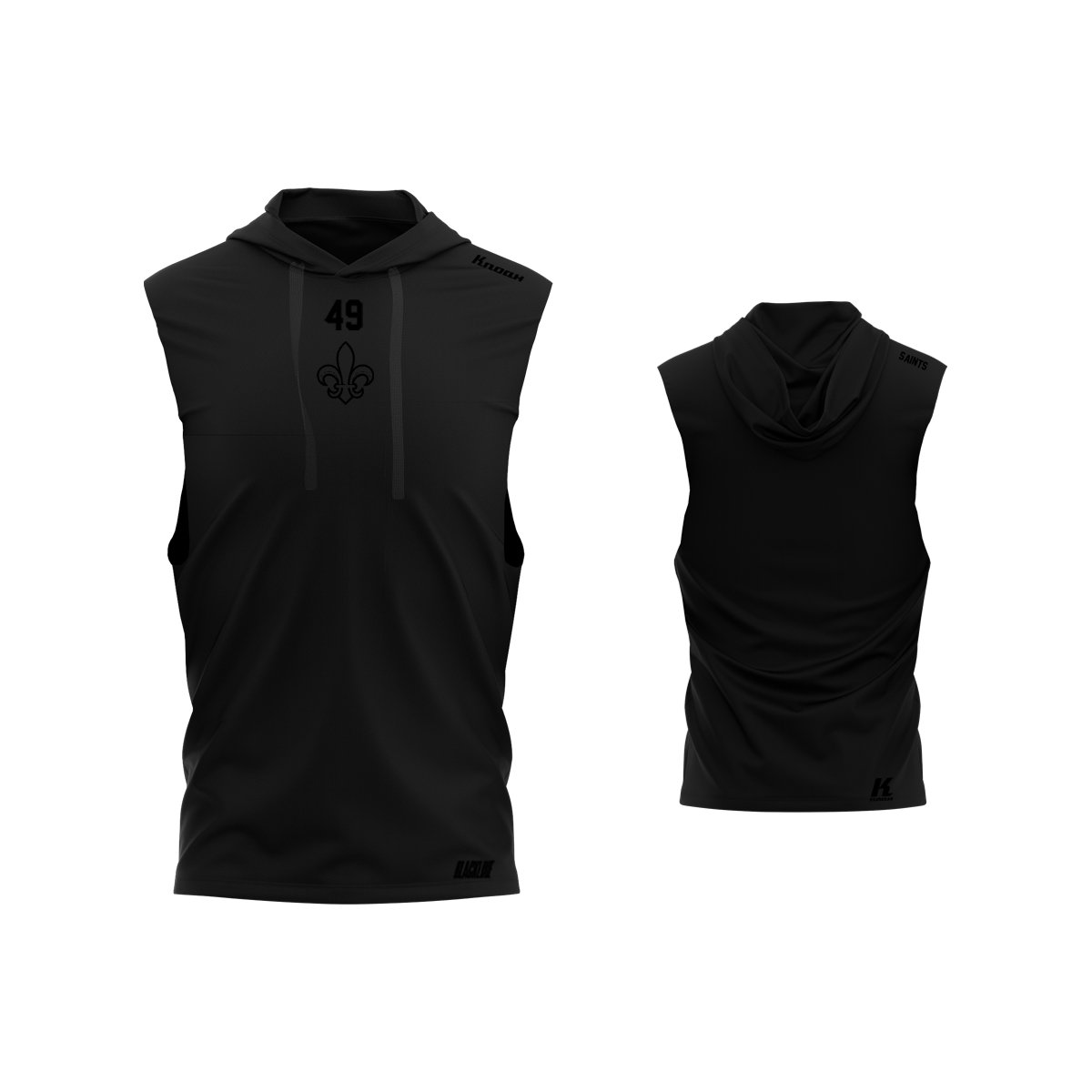 Riviera Saints Blackline Sports Muscle Hoodie