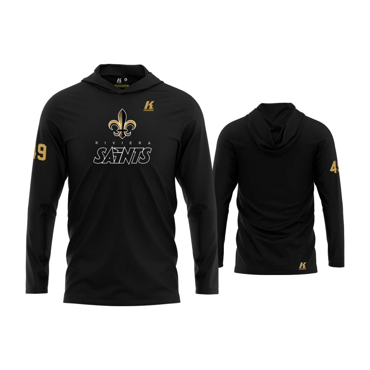 Riviera Saints Core Hooded LS Tee Essential